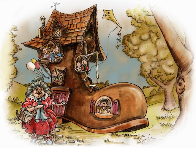 Old Lady who lived in a shoe