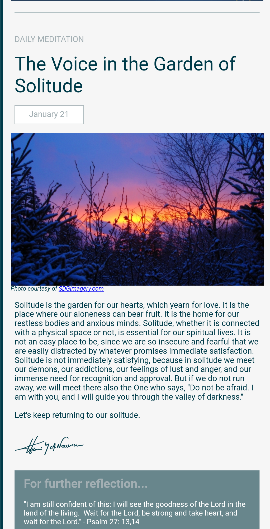 Nouwen post
